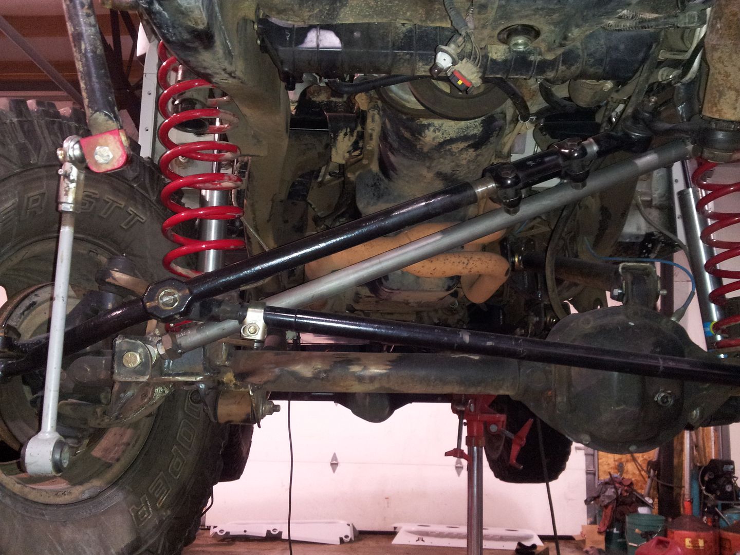 Drag link track bar (here we go again haha) & control arms Jeep